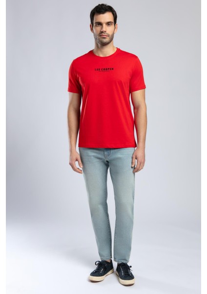 Patrico Erkek O Yaka T-Shirt Kırmızı