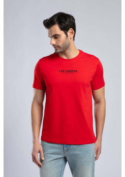 Patrico Erkek O Yaka T-Shirt Kırmızı fiyatları