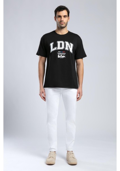 Clifford Erkek O Yaka T-Shirt Siyah