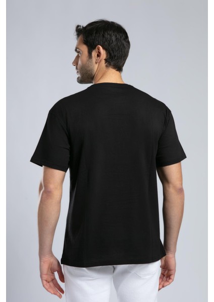 Clifford Erkek O Yaka T-Shirt Siyah