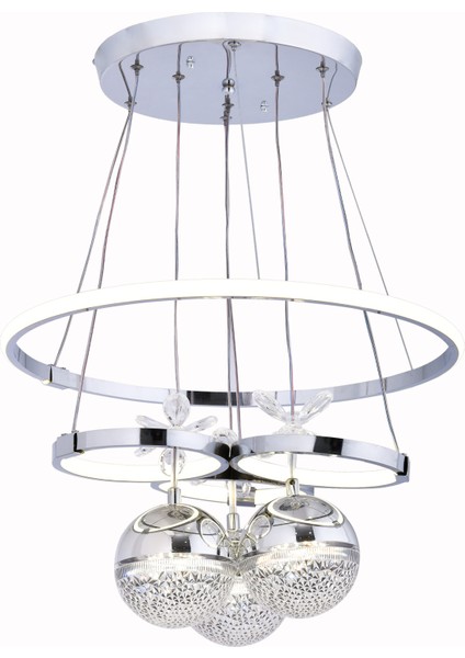 Galaksi 3 Top Krom LED Avize