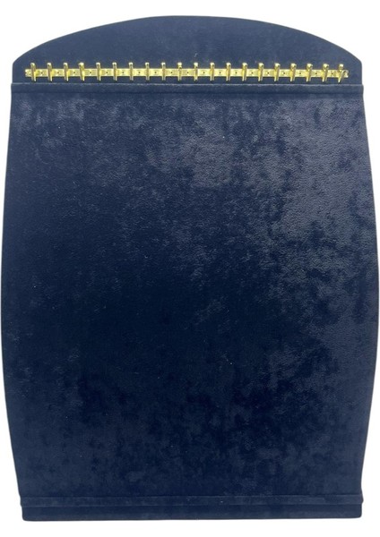 Yerli Üretim Süet Kumaş Siyah Renk 34 cm / 24 cm Dik Bombeli Takı Standı indirimleri