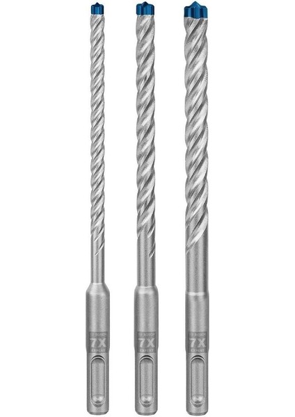 Bosch Ekspert SDS Plus 7X Kırıcı Delici Uç Seti 6/8/10 mm 3 Parça