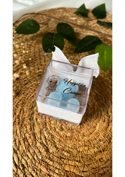 10 Adet Ayıcık Mum - Erkek Kız Bebek Yenidoğan, Doğum Günü, Organizasyon Hediyelik Mika Kutu fırsatları