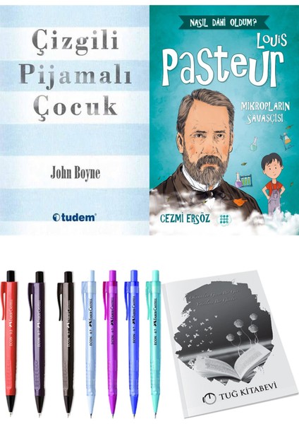 Çizgili Pijamalı Çocuk ve Louis Pasteur Mikropların Savaşçısı