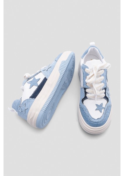 Kadın Sneaker Yüksek Taban Spor Ayakkabı Bilev