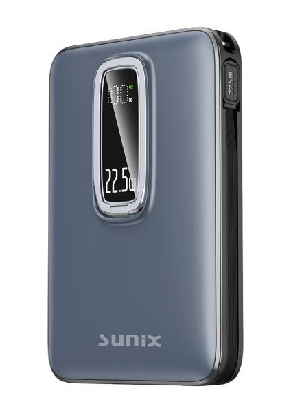 10.000 mAh 15W Standlı Wıreless Powerbank Mavi Pb-90
