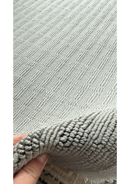Veranda RU05C Koyu Gri Silinebilir Yumuşak Leke Tutmaz Antialerjik Bukle Halı fırsatları
