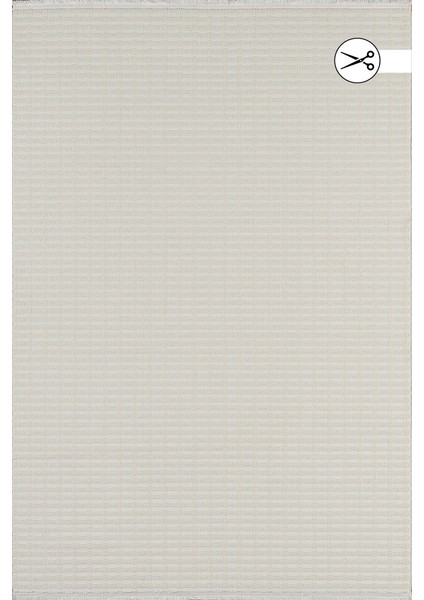 Veranda RU05A Krem Silinebilir Yumuşak Leke Tutmaz Antialerjik Bukle Halı