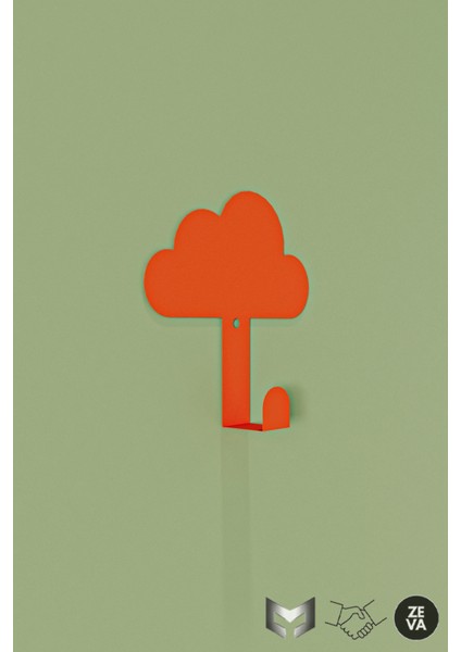 Çocuk Odaları & Banyo Için Metal Bulut Şeklinde 4 Adet Askı - Dayanıklı Tasarım Duvara Monte Askı fırsatları