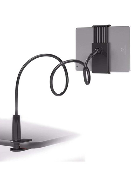 Esnek 360° Döner Masaüstü Telefon ve Tablet Tutucu, Siyah, 6 Ay Garanti modelleri