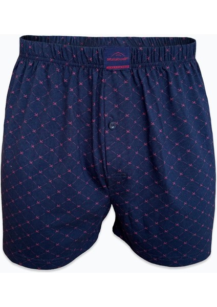 Erkek 12 Li Premium Collection Desenli Geniş Kalıp Büyük Beden Modal Boxer 12M254 modelleri