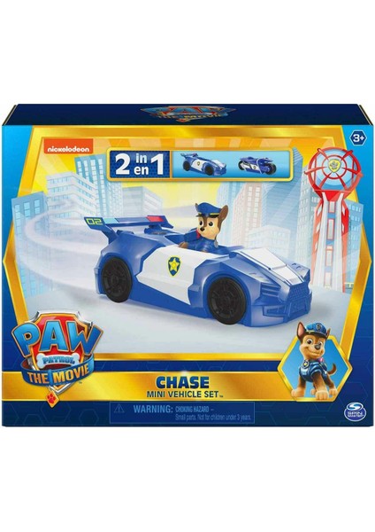 1033536 Paw Patrol Chasein Araç Seti 2SI1ARADA 1 Figür+2 Araç