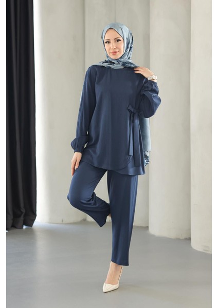 Bağlama Detaylı Takım Lacivert modelleri