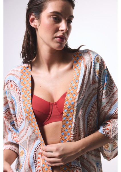 Della Çok Renkli Kimono