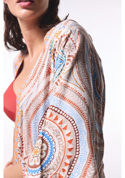 Della Çok Renkli Kimono