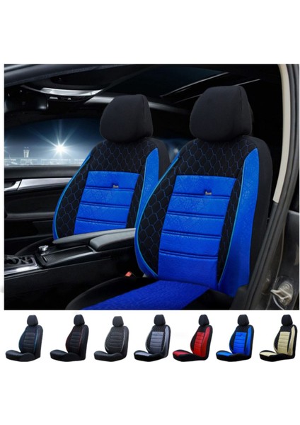 Fiat Tofaş Tempra Uyumlu Mavi-Siyah Oto Koltuk Kilifi Gof