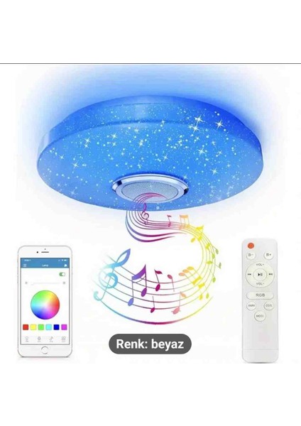Kumandalı Bluetooth Lu Tavan Lambası