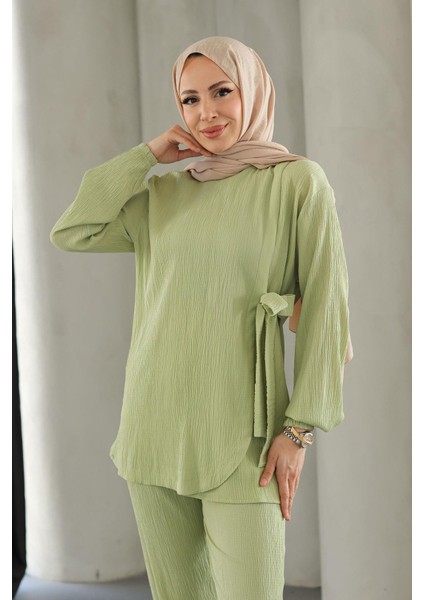 Bağlama Detaylı Takım Mint Yeşili fiyatları