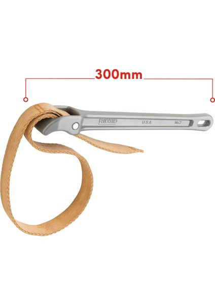Rıdgıd 31345 2'' Kayışlı Filtre Boru Anahtarı