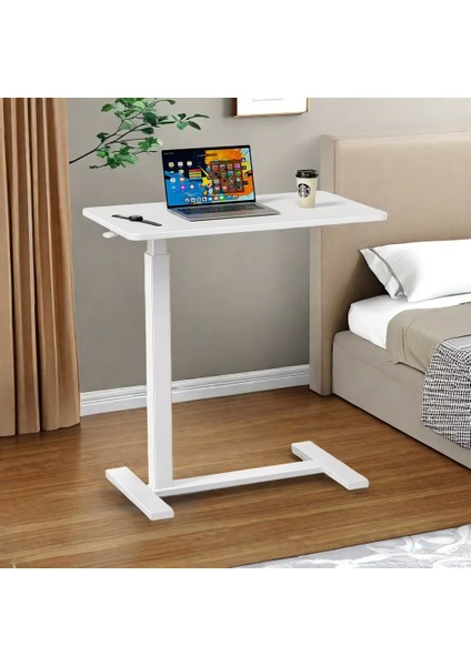 Yüksekliği Ayarlanabilir Laptop Sehpası Beyaz 68 x 36 cm indirimleri