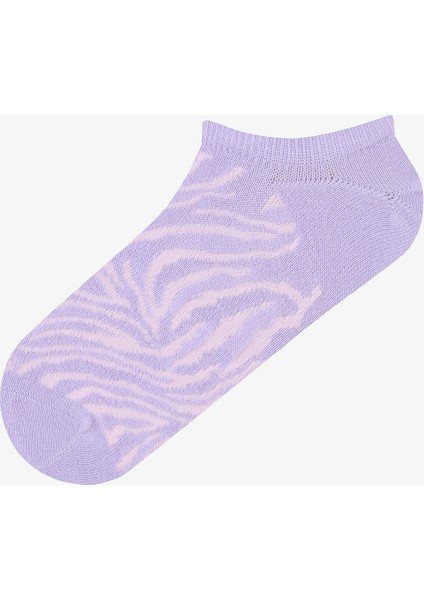 3 Çift Pamuklu Leopar Desenli Burun Dikişsiz Sneaker Çorap fiyatları