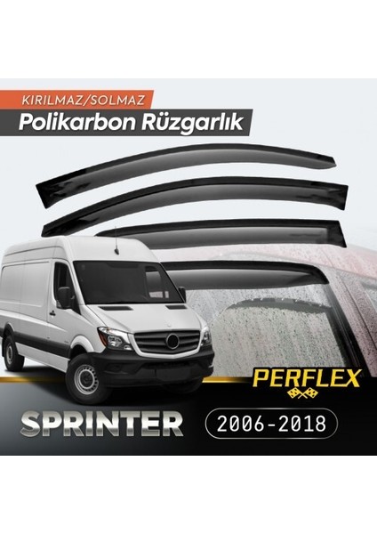 Mercedes Sprinter 2006-2018 Cam Rüzgarlığı V2 Mugen