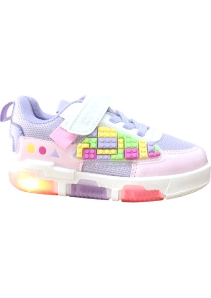 Legos Bebe Işıklı Kız Erkek Spor Ayakkabı Mor fiyatları