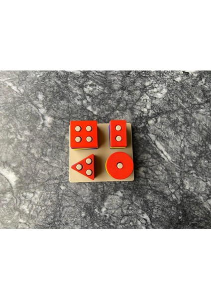 Bebekler & Çocuklar Için Geometrik Bul Tak Eğitici-Öğretici Oyuncak