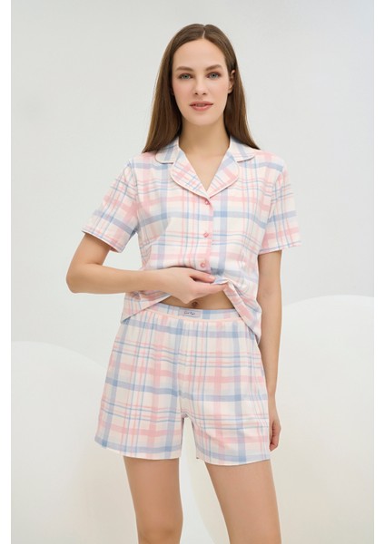 16415 Kadın Düğmeli Şort Takım fiyatları