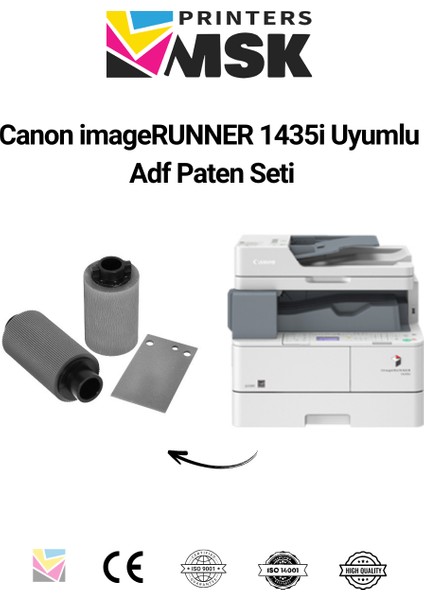 Canon Imagerunner 1435I Uyumlu Adf Paten Seti