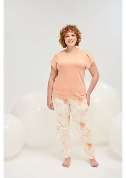 16482 Kadın Bıg Sıze Pijama Takım