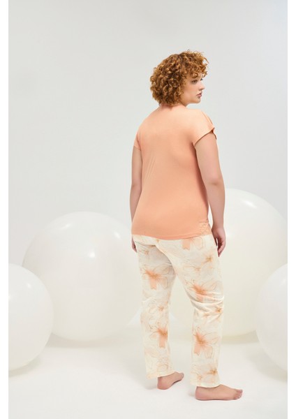 16482 Kadın Bıg Sıze Pijama Takım