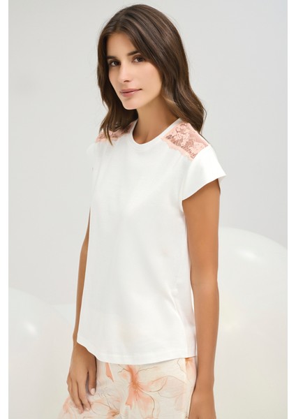 16480 Kadın Kısa Pijama Takım modelleri