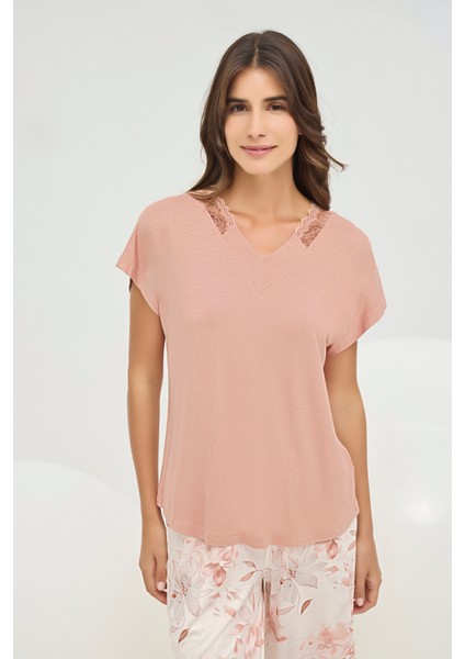 16451 Kadın Kısa Pijama Takım modelleri