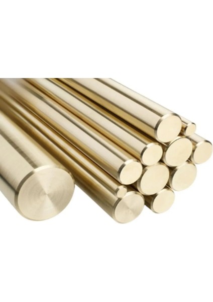 25 mm Yuvarlak Pirinç Çubuk 1 metre