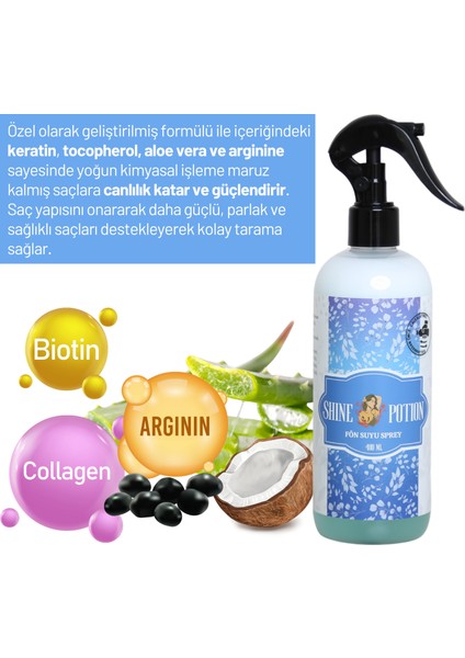 Fön Suyu Şekillendirici Keratin Biotin 400 ml