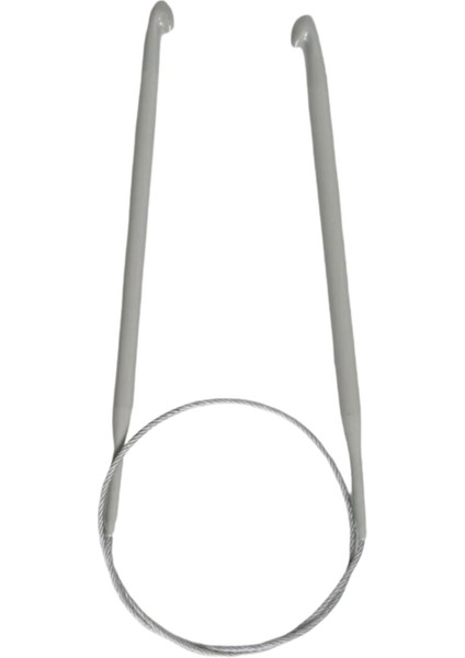 Misinalı Çelik Gagalı Tığ Şiş 3 Numara 60 cm