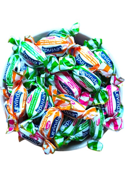 Karpuzlu Tropikal, Çilek-Muzlu, Kavun-Ananaslı Bayram Şekeri Yumuşak 500 gr