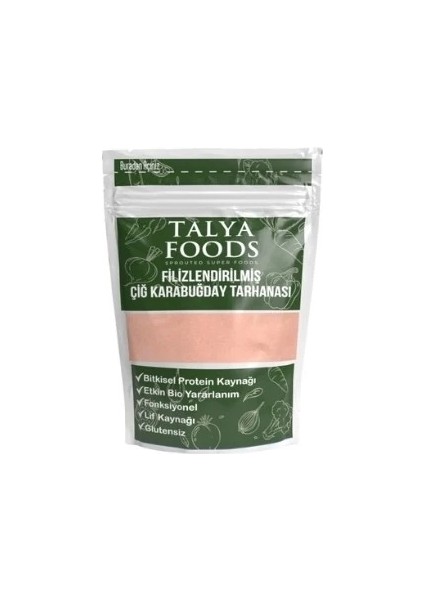 Filizlendirilmiş Çiğ Karabuğday Tarhanası 250 gr