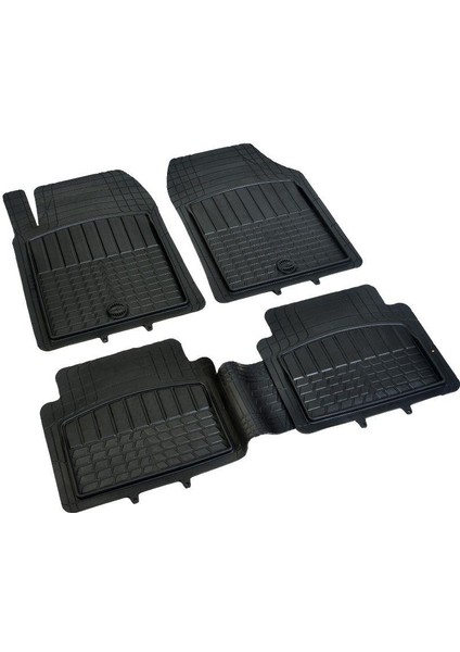 Pufi Premium Oto Paspas 100% Kauçuk Paspas Universal Racing Havuzlu Oto Paspas