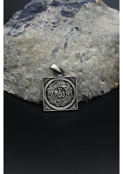 Kolye Ucu ''allah'' Yazılı 925 Ayar Gümüş 901601 modelleri