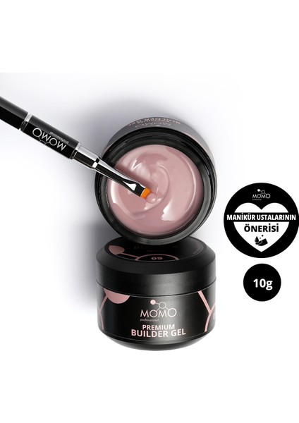 Premium Builder Protez Tırnak Jeli No.9, Vizon, 10 gr