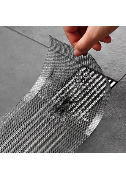 Amaçlı Gider Süzgeci ve Sineklik Tamir Kiti Saç Süzgeci Duş 12CM x 4m Gider Saç Tutucu Tek Kullanımlık Duş Gideri Fileli Gider Süzgeci Plastik Spatula