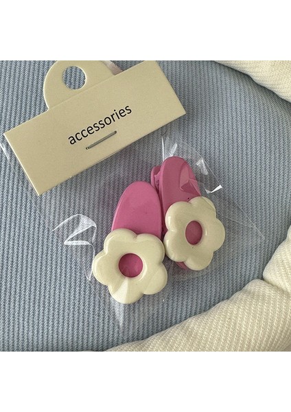 Sevimli Pembe Çocuk Saç Tokası Patlama Yan Ördek Gagası Klibi Dopamin Saç Aksesuarları (Yurt Dışından)