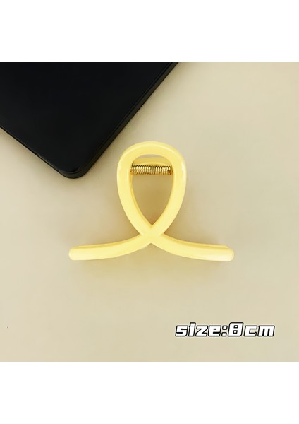 Buzlu Saç Tokaları, Üst Düzey Saç Tokaları, Saç Tokaları, Büyük Saç Hacmine Sahip Köpekbalığı Tokaları (Yurt Dışından)