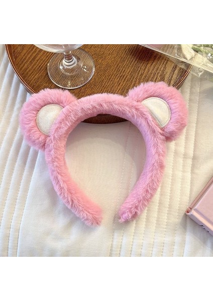 Yeni Sevimli Karikatür Yüz Yıkama Bandı ve Kafa Bandı, Yüz Yıkama Maskesi Kafa Bandı, Kaymaz Peluş Kafa Bandı (Yurt Dışından)