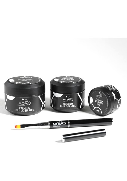 Premium Builder Protez Tırnak Jeli No.2, Beyaz, 10 gr