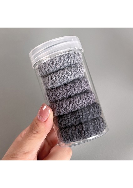 Cesur ve Kalınlaştırılmış Yüksek At Kuyruğu Saç Ipi, Yüksek Elastik Kafa Ipi, 2024 Yeni Üst Düzey Saç Bandı, Saç Tokası Kafa Bandı (6 Adet/kutu) (Yurt Dışından)