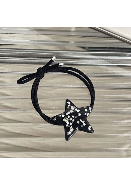 Kalın Saç Bağı, Kore Tarzı Üst Düzey Kafa Bandı, Ilkbahar ve Yaz 2024 Yeni Stil, Yüksek Elastikiyetli Lastik Bant (Yurt Dışından)